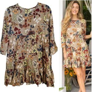 Natural Life Heidi Mini Dress - Perfect for Fall!